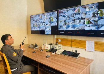 Насби дурбин дар шаҳри Хоруғ барои амнияти бештар