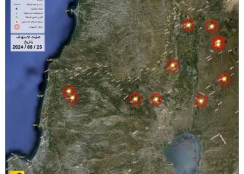 Оташи Ҳизбулло дар мавқеъиятҳои Исроил