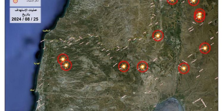 Оташи Ҳизбулло дар мавқеъиятҳои Исроил