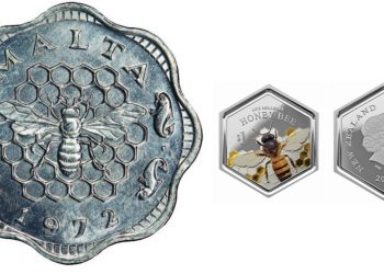 Нақши занбӯри асал бар сиккаҳо